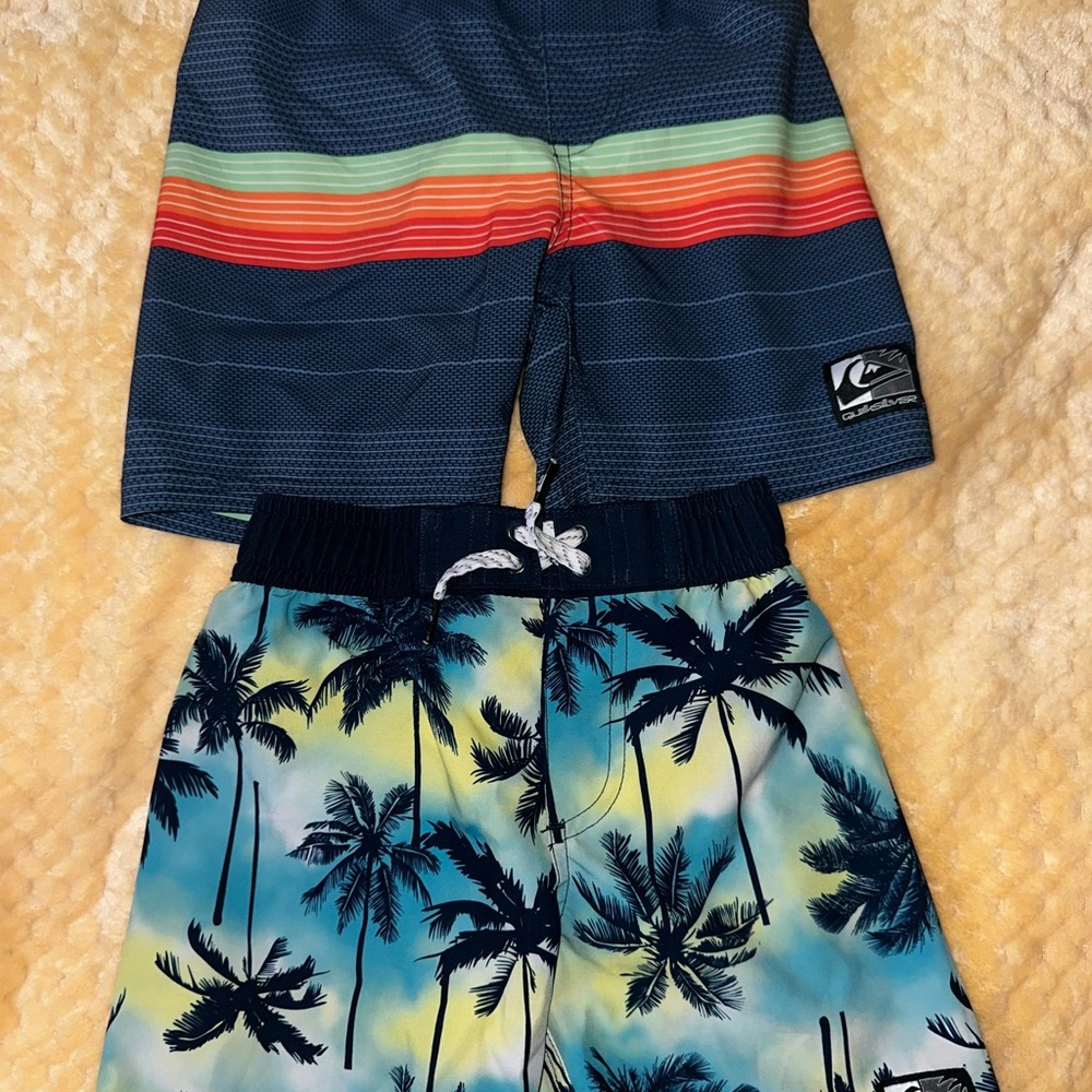 Quiksilver swim trunks size 4t